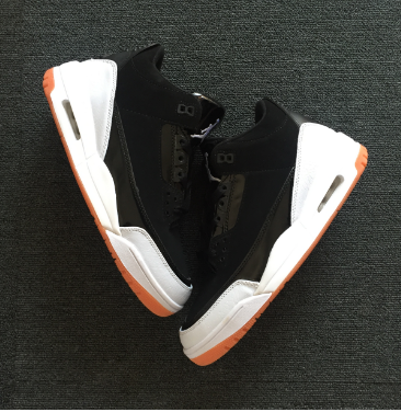 Air Jordan 3 Black White-Gum Brown